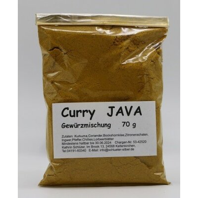 Curry JAVA Gew&uuml;rzmischung